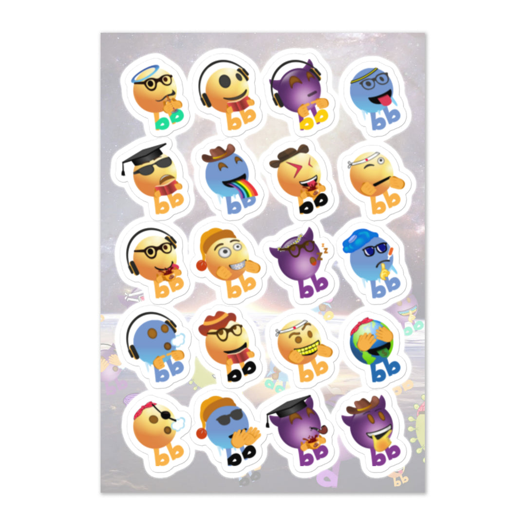 Megabb Buddy Stickers - Emojibb