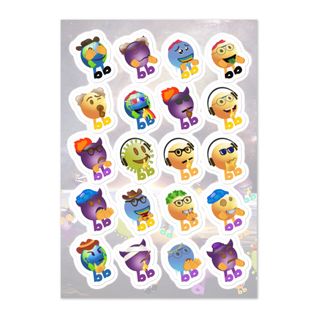 Megabb Buddy Stickers - Emojibb