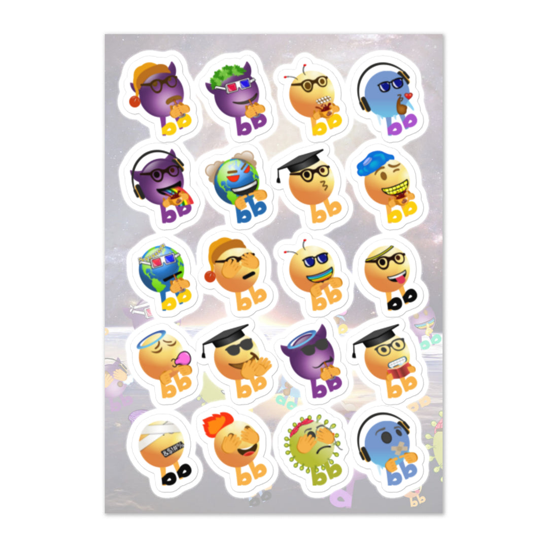 Megabb Buddy Stickers - Emojibb