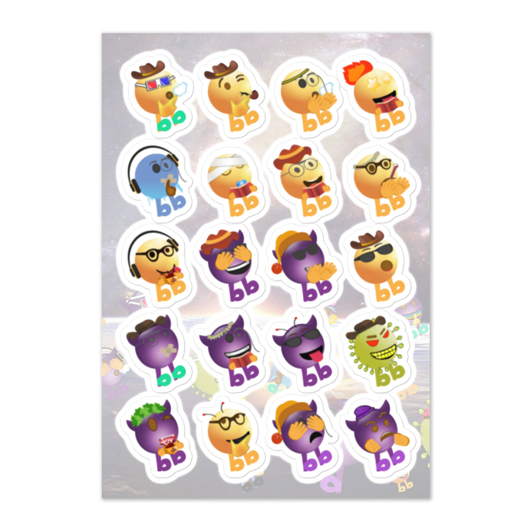 Megabb Buddy Stickers - Emojibb