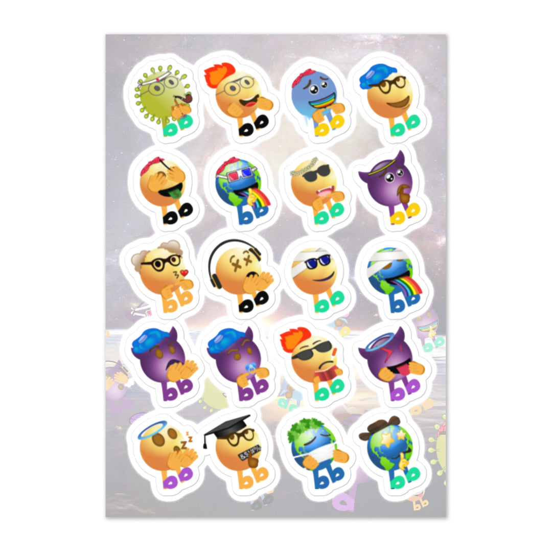 Megabb Buddy Stickers - Emojibb