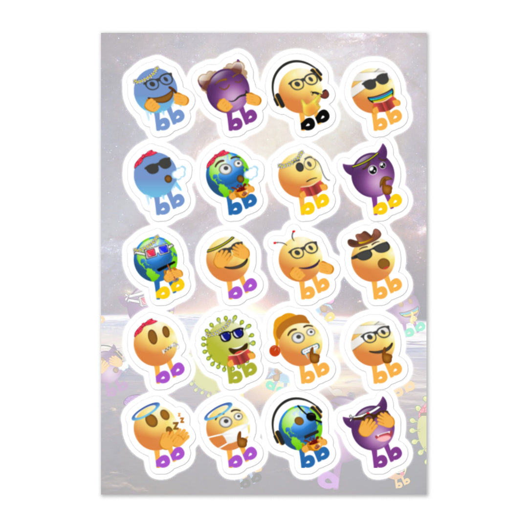 Megabb Buddy Stickers - Emojibb