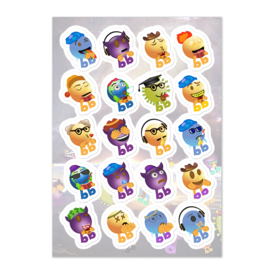 Megabb Buddy Stickers - Emojibb