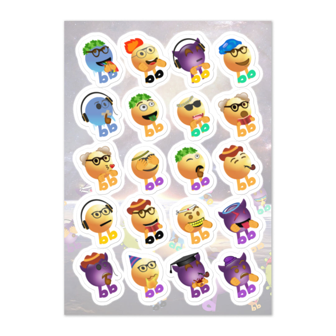 Megabb Buddy Stickers - Emojibb