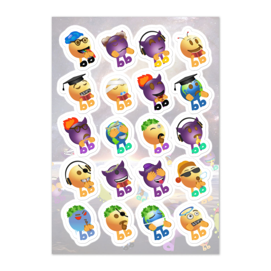 Megabb Buddy Stickers - Emojibb