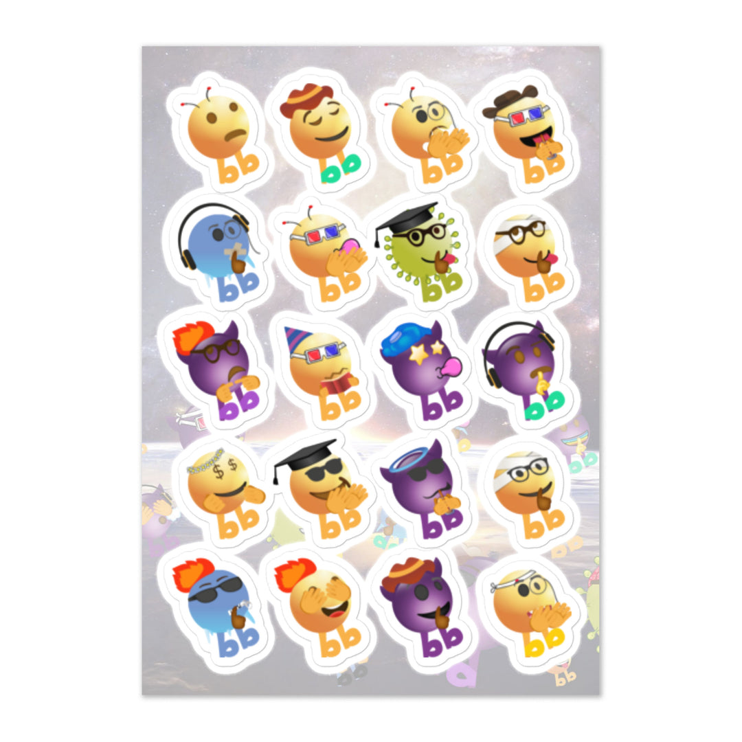 Megabb Buddy Stickers - Emojibb