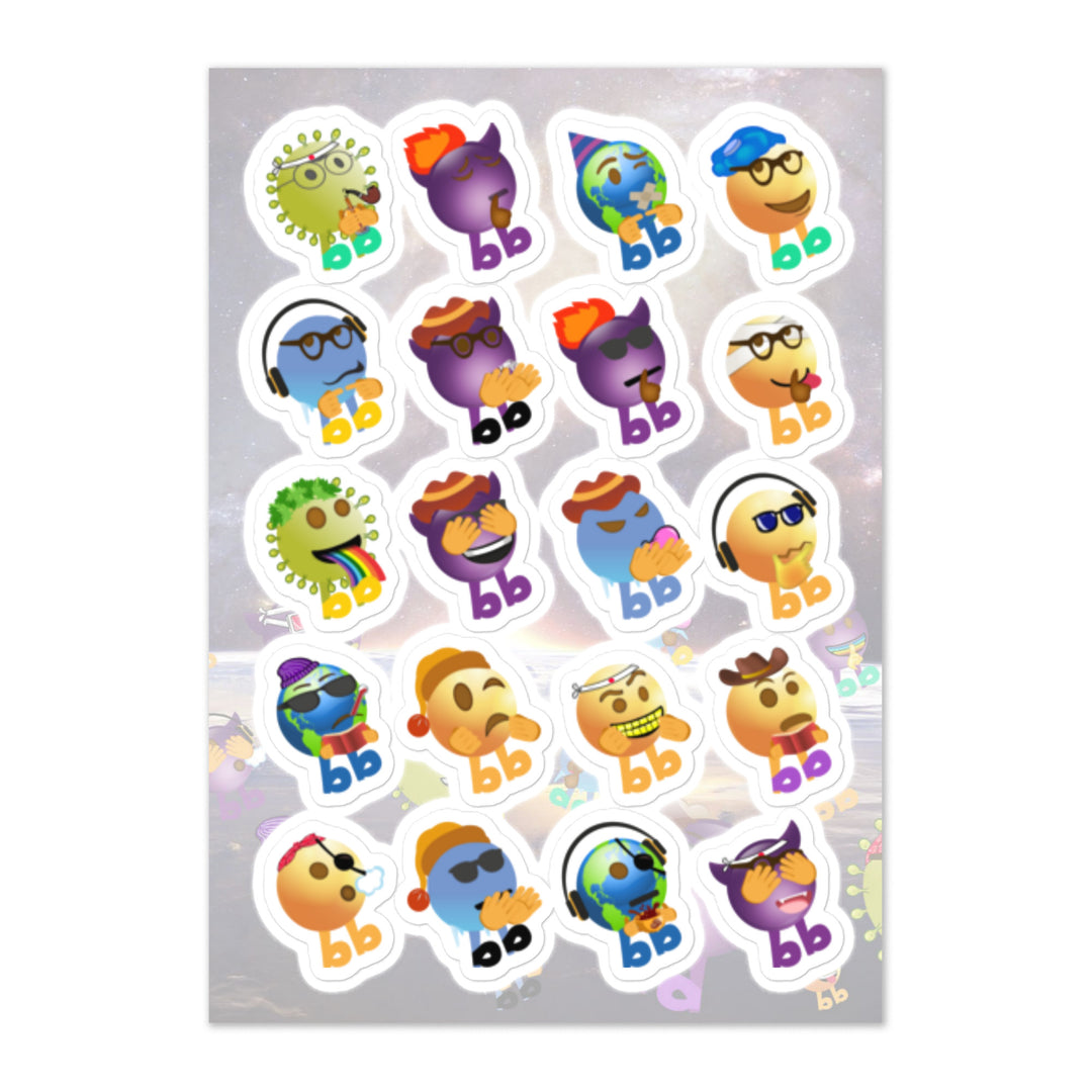 Megabb Buddy Stickers - Emojibb