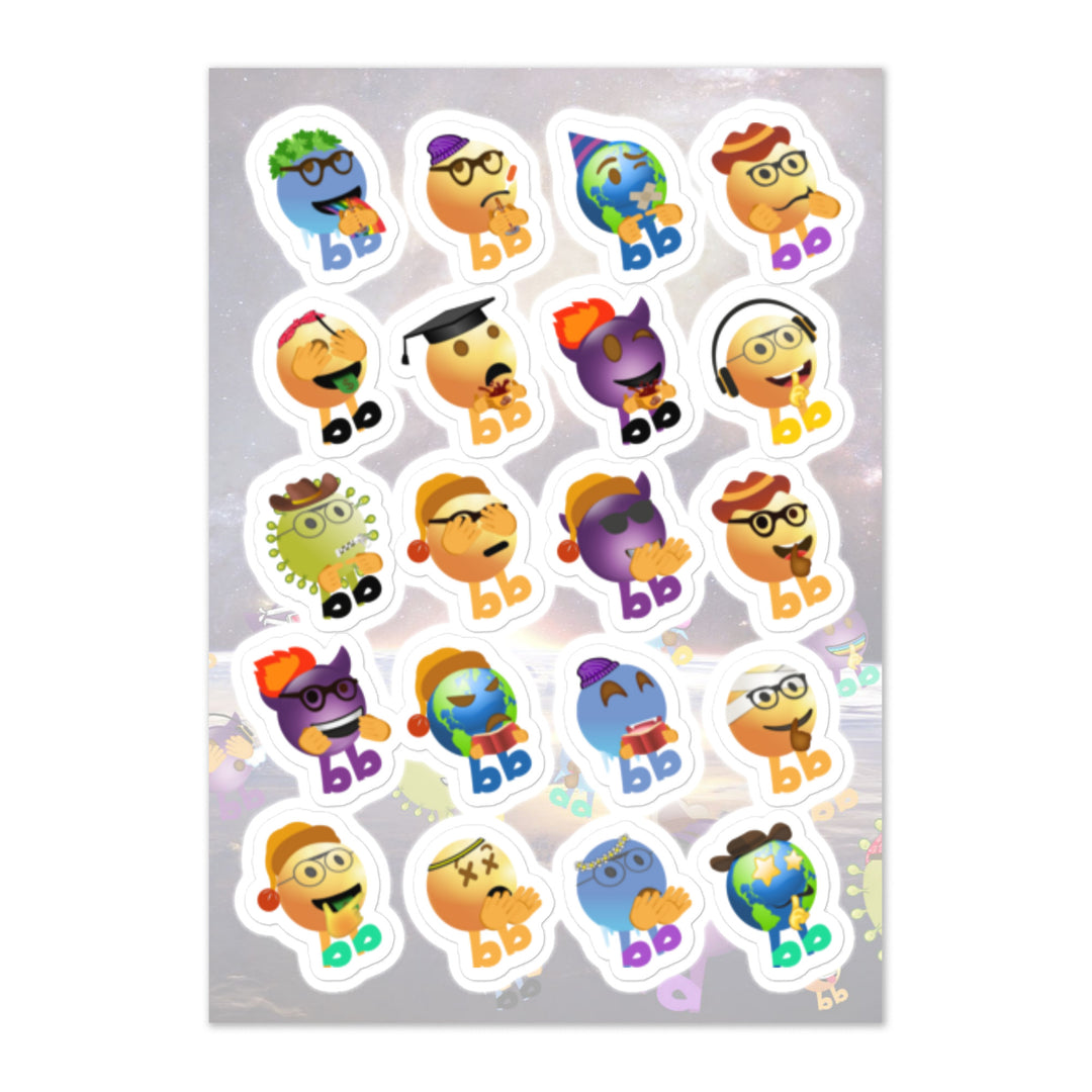 Megabb Buddy Stickers - Emojibb