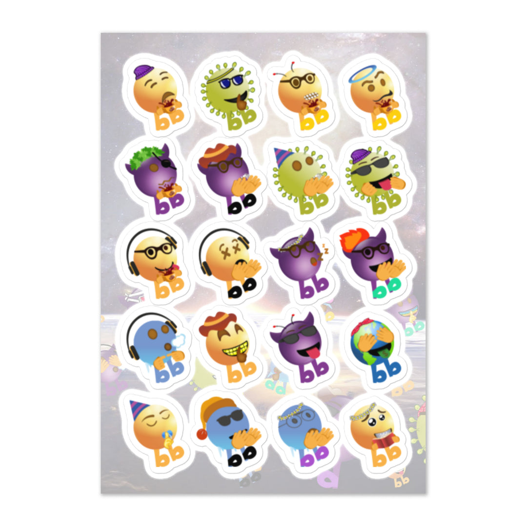 Megabb Buddy Stickers - Emojibb