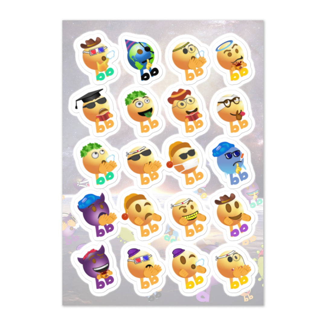 Megabb Buddy Stickers - Emojibb