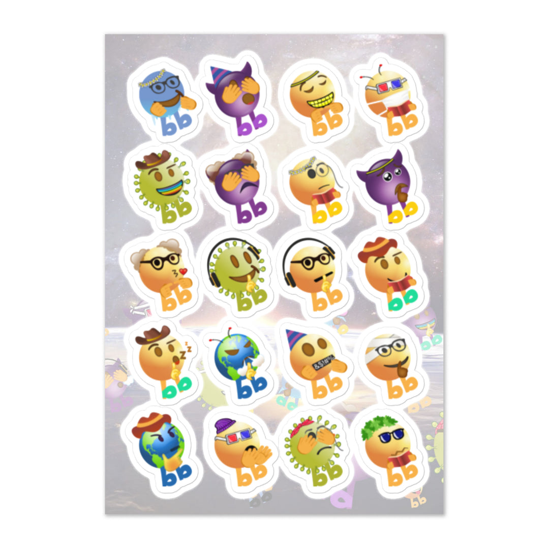 Megabb Buddy Stickers - Emojibb