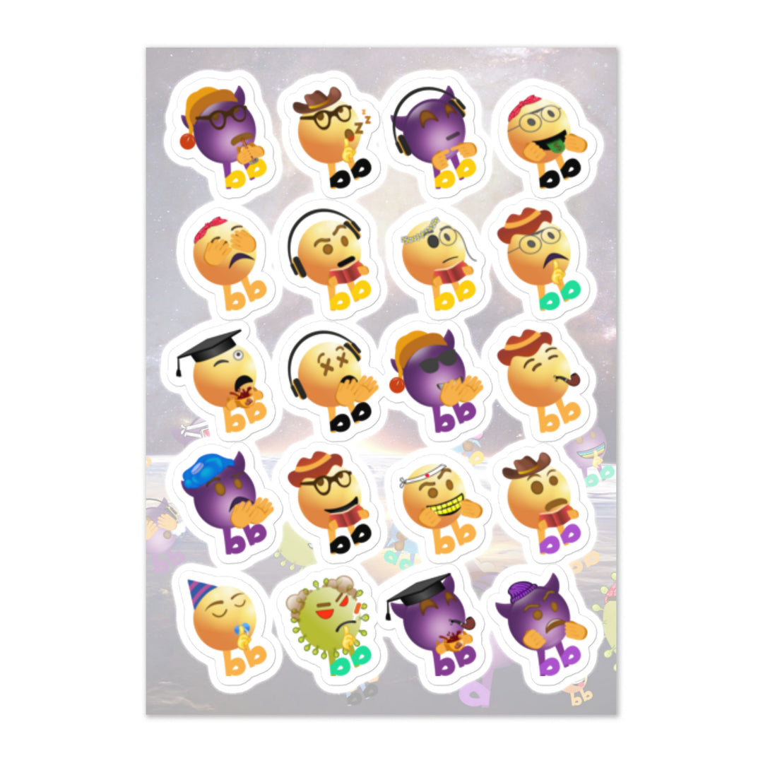 Megabb Buddy Stickers - Emojibb