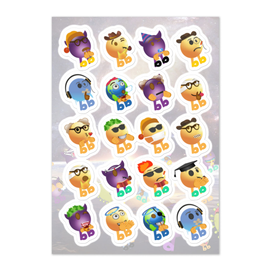 Megabb Buddy Stickers - Emojibb