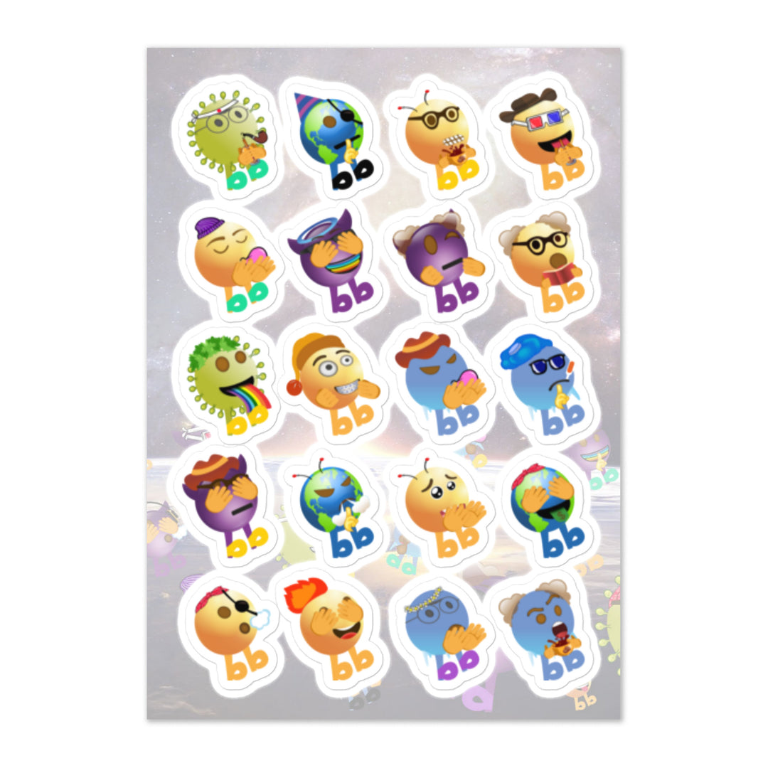 Megabb Buddy Stickers - Emojibb