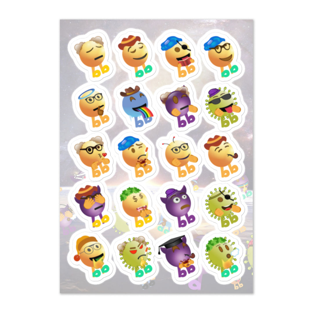 Megabb Buddy Stickers - Emojibb