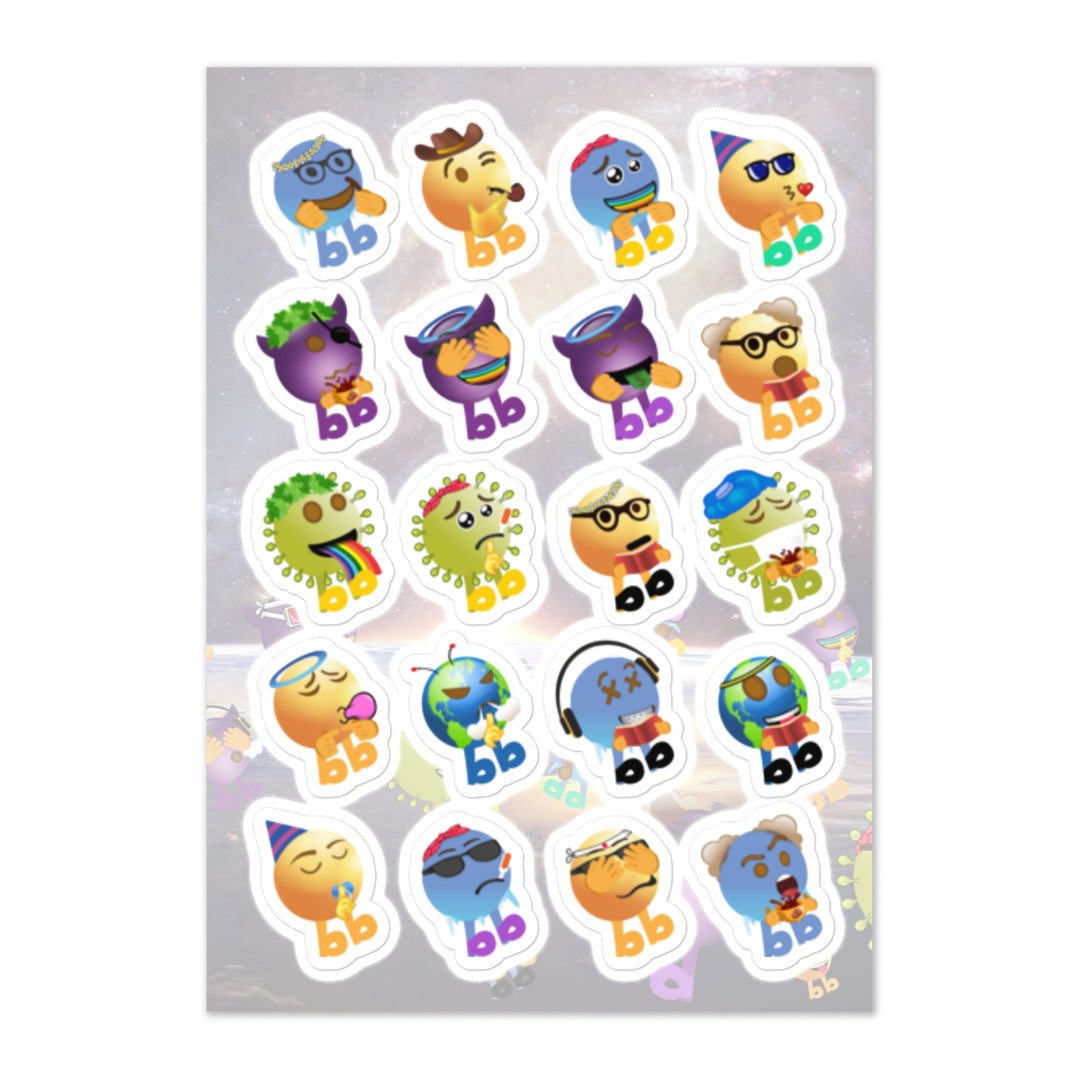 Megabb Buddy Stickers - Emojibb