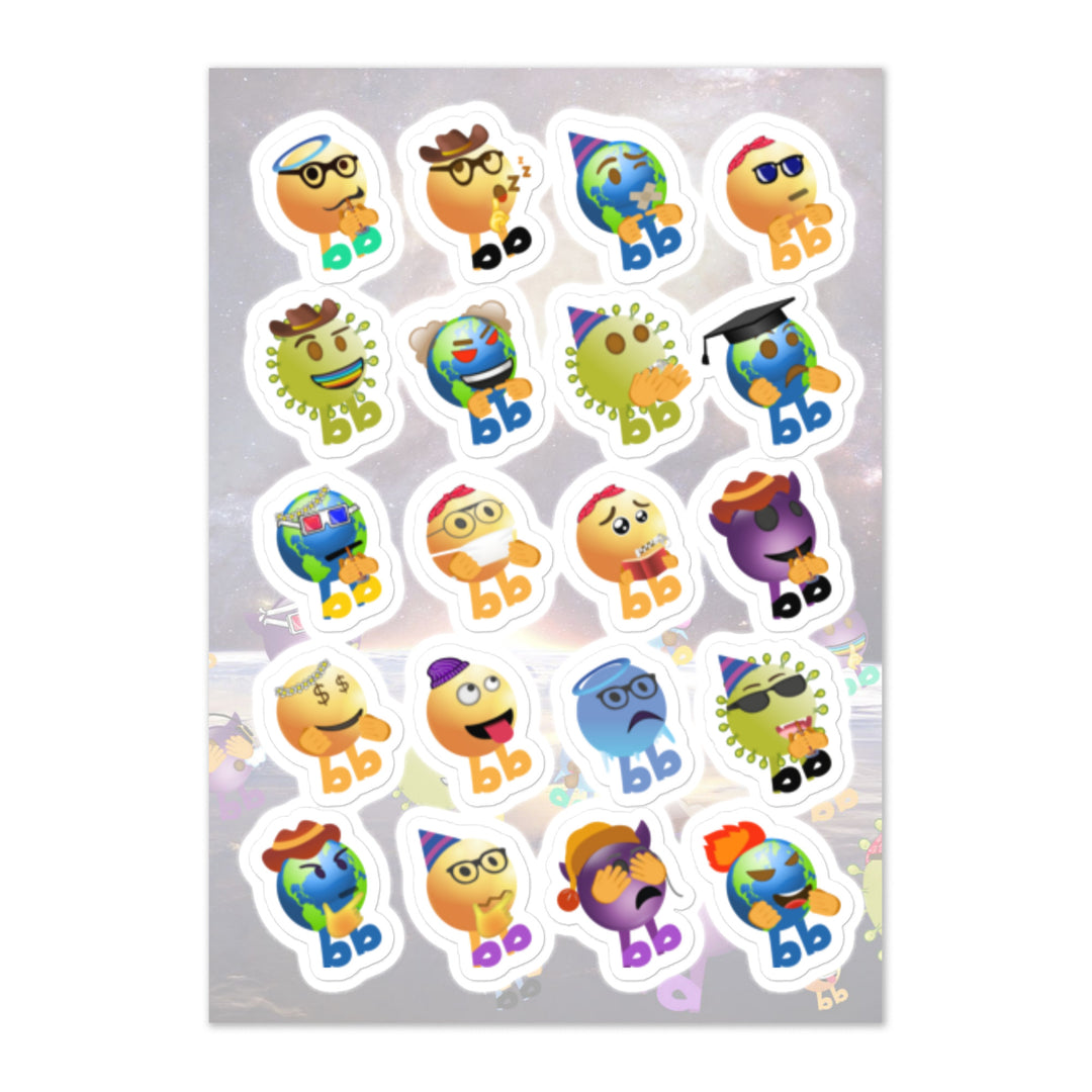 Megabb Buddy Stickers - Emojibb
