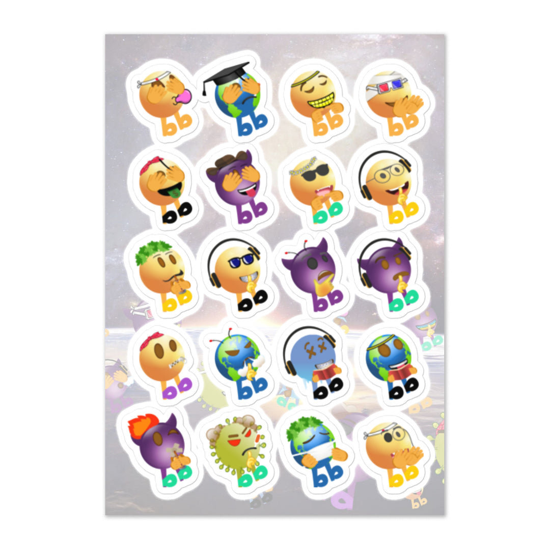 Megabb Buddy Stickers - Emojibb