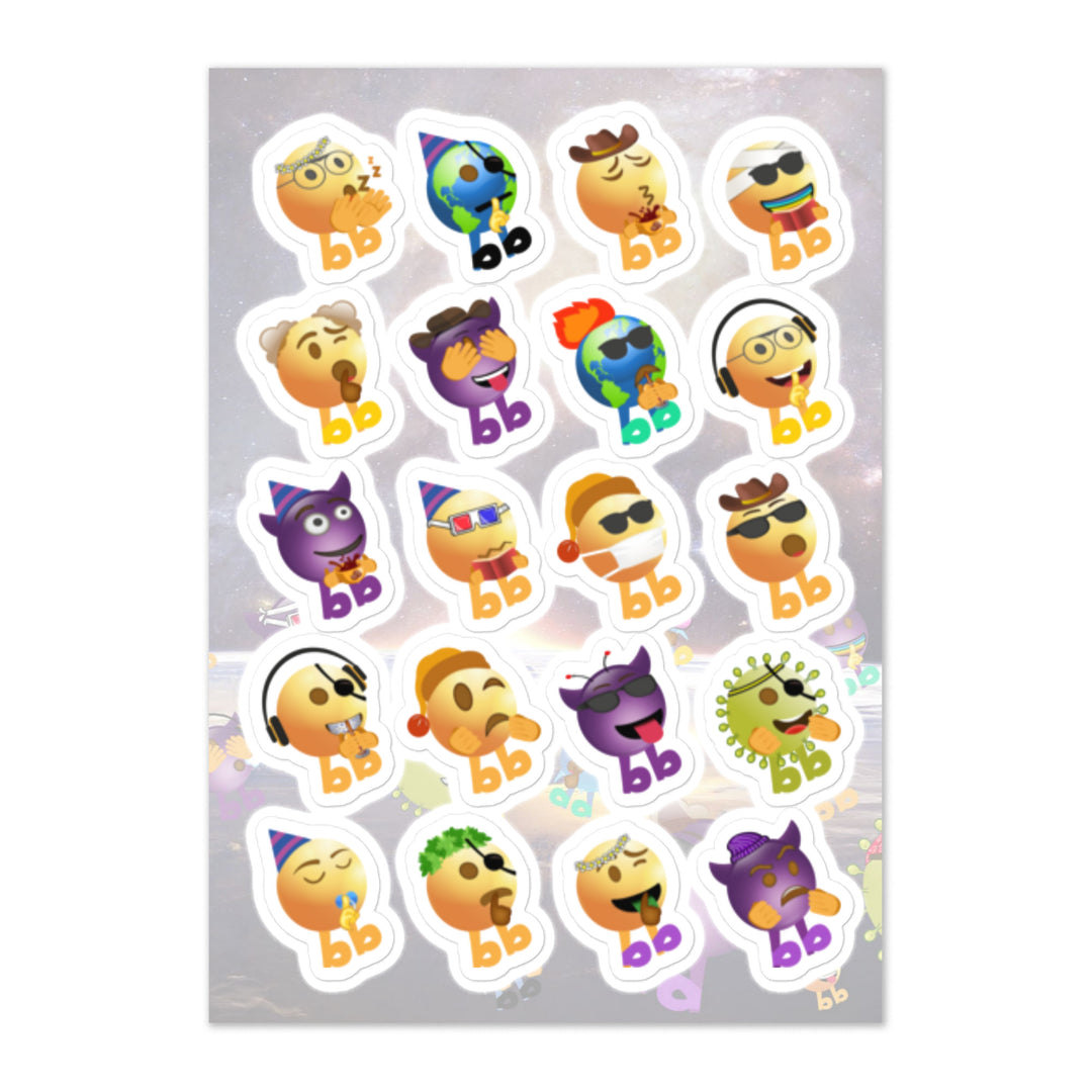 Megabb Buddy Stickers - Emojibb