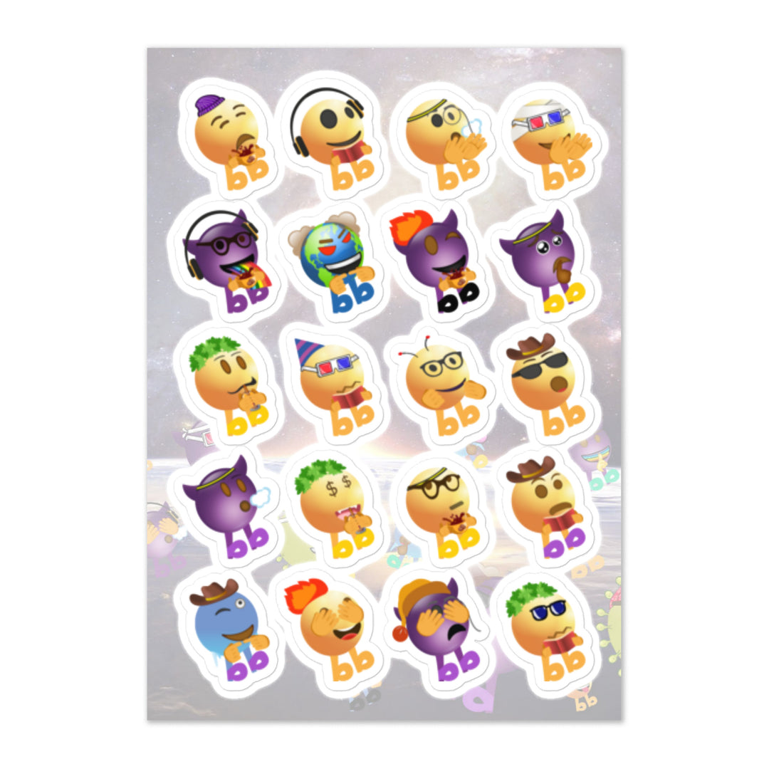 Megabb Buddy Stickers - Emojibb