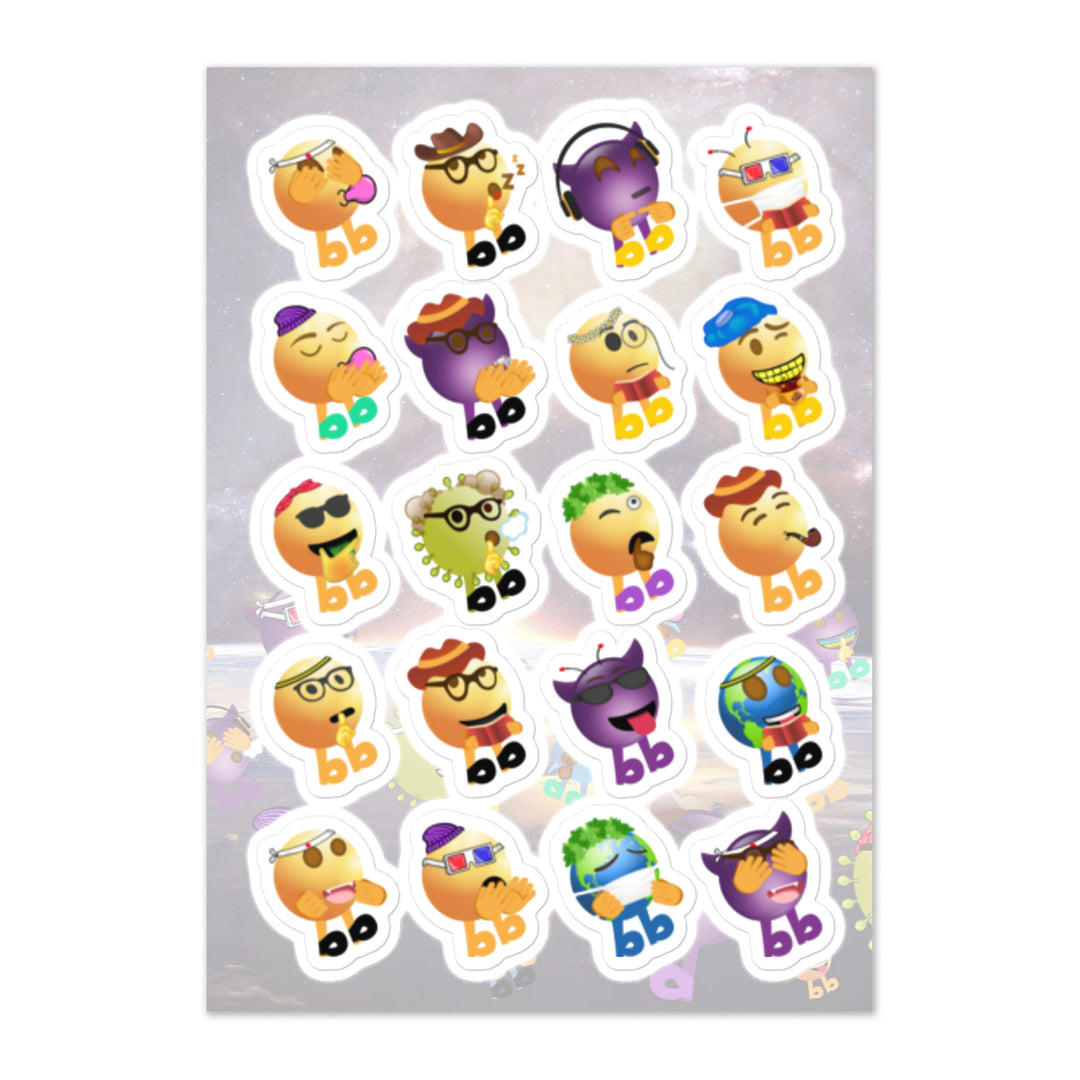 Megabb Buddy Stickers - Emojibb