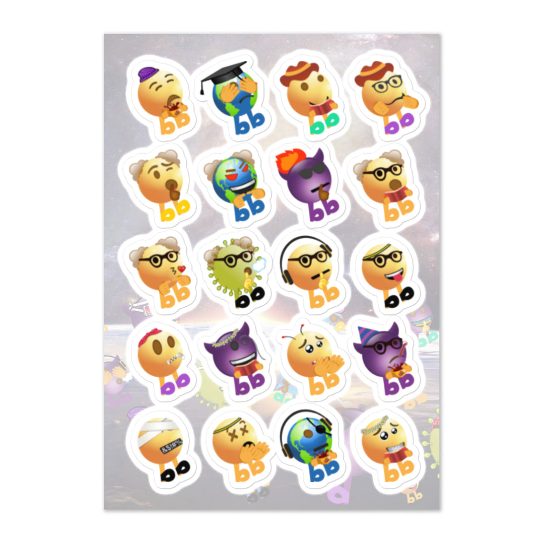 Megabb Buddy Stickers - Emojibb