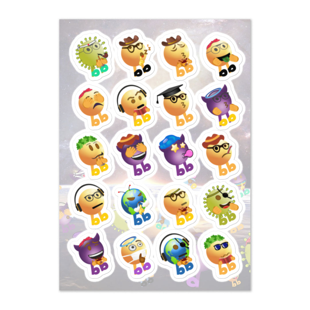 Megabb Buddy Stickers - Emojibb