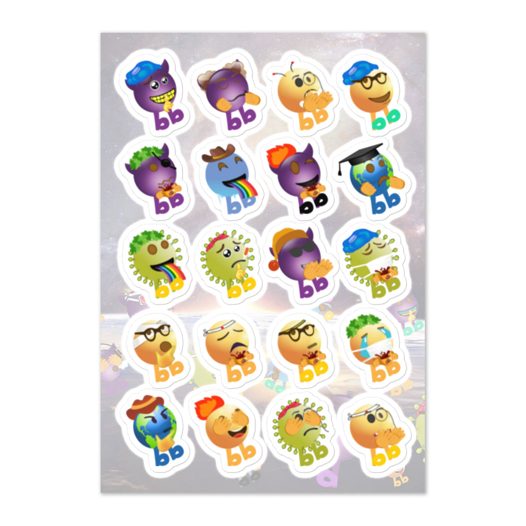 Megabb Buddy Stickers - Emojibb