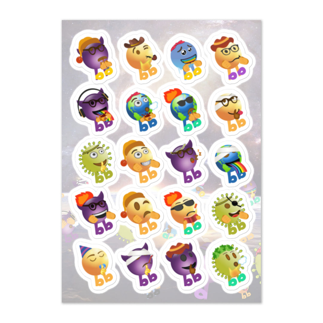 Megabb Buddy Stickers - Emojibb