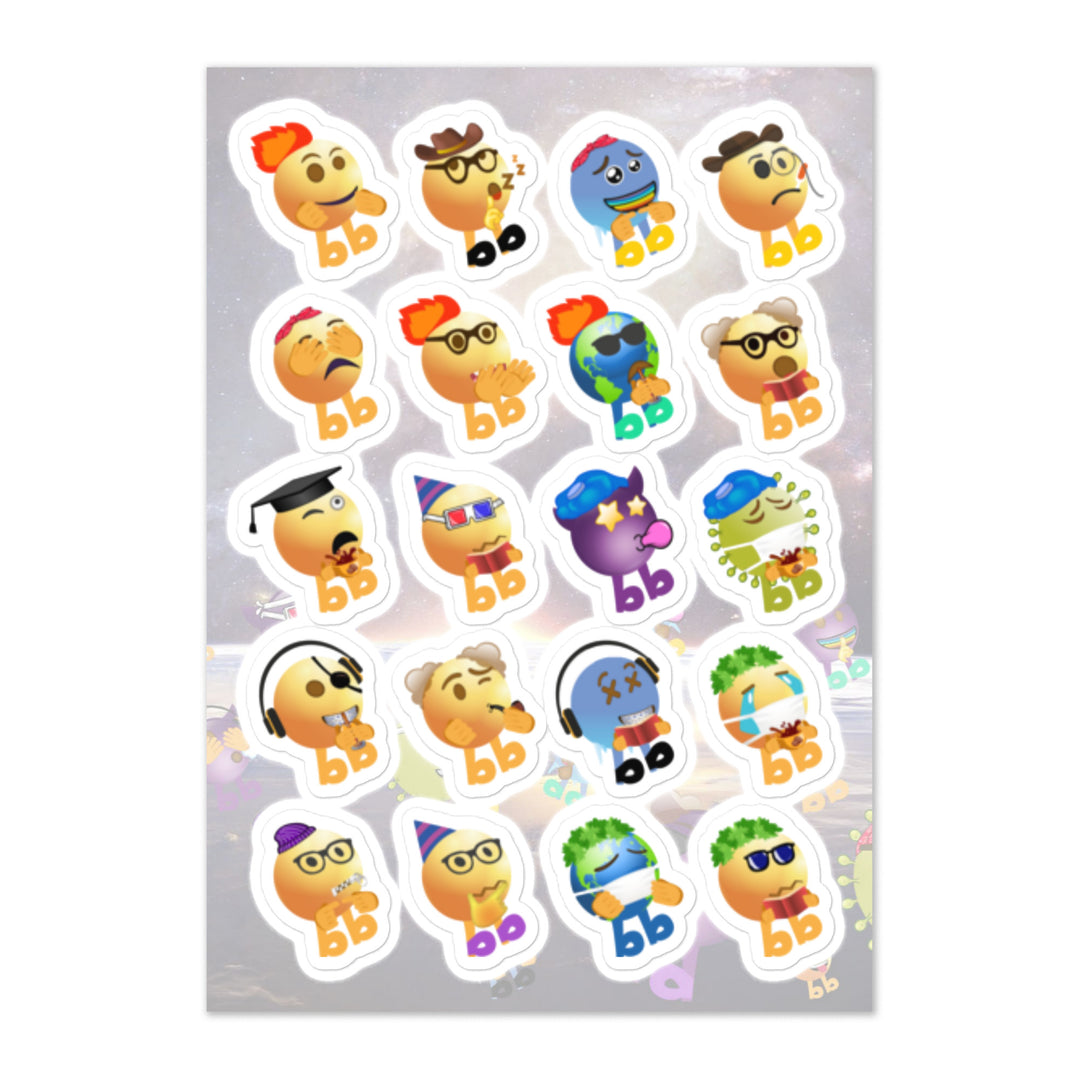 Megabb Buddy Stickers - Emojibb