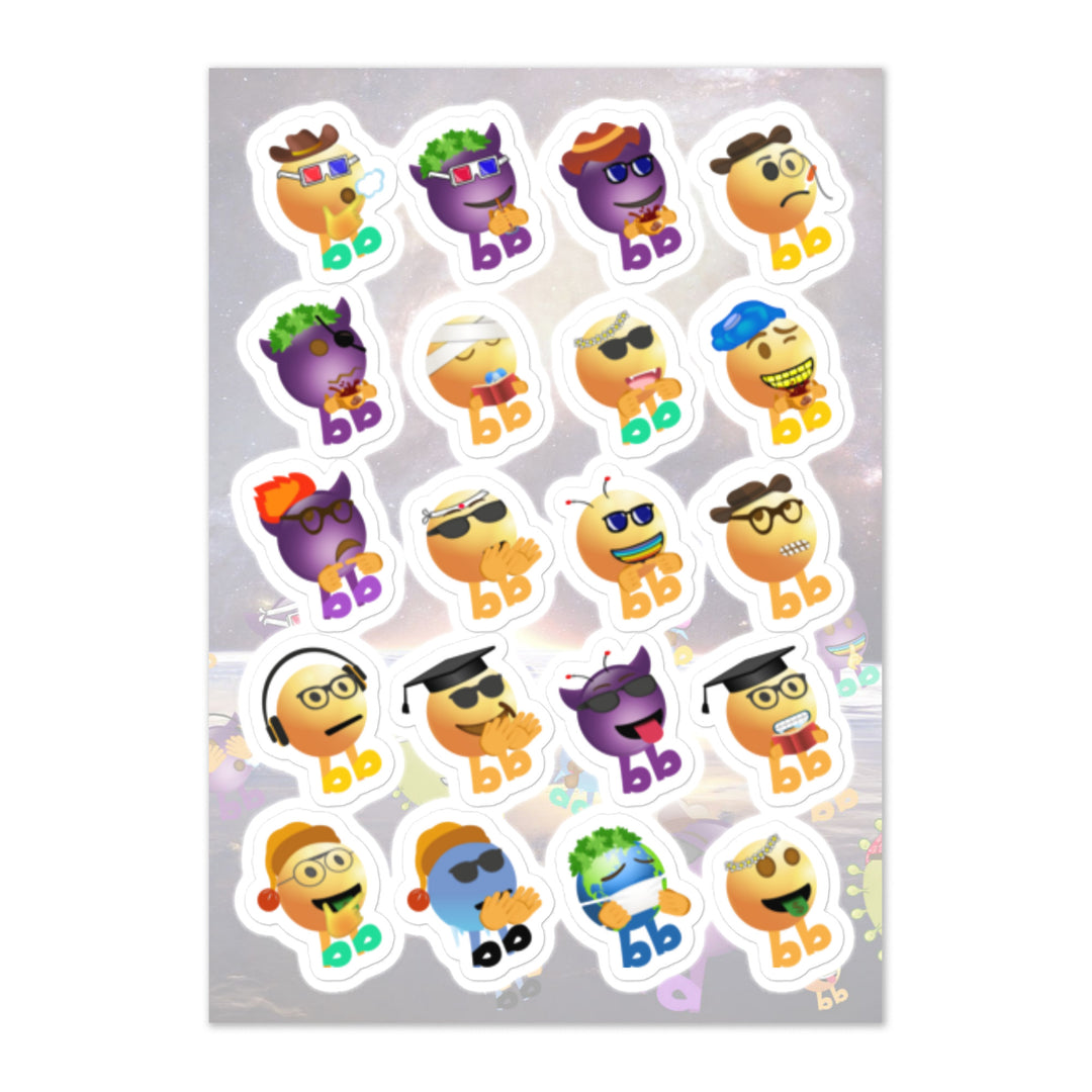 Megabb Buddy Stickers - Emojibb