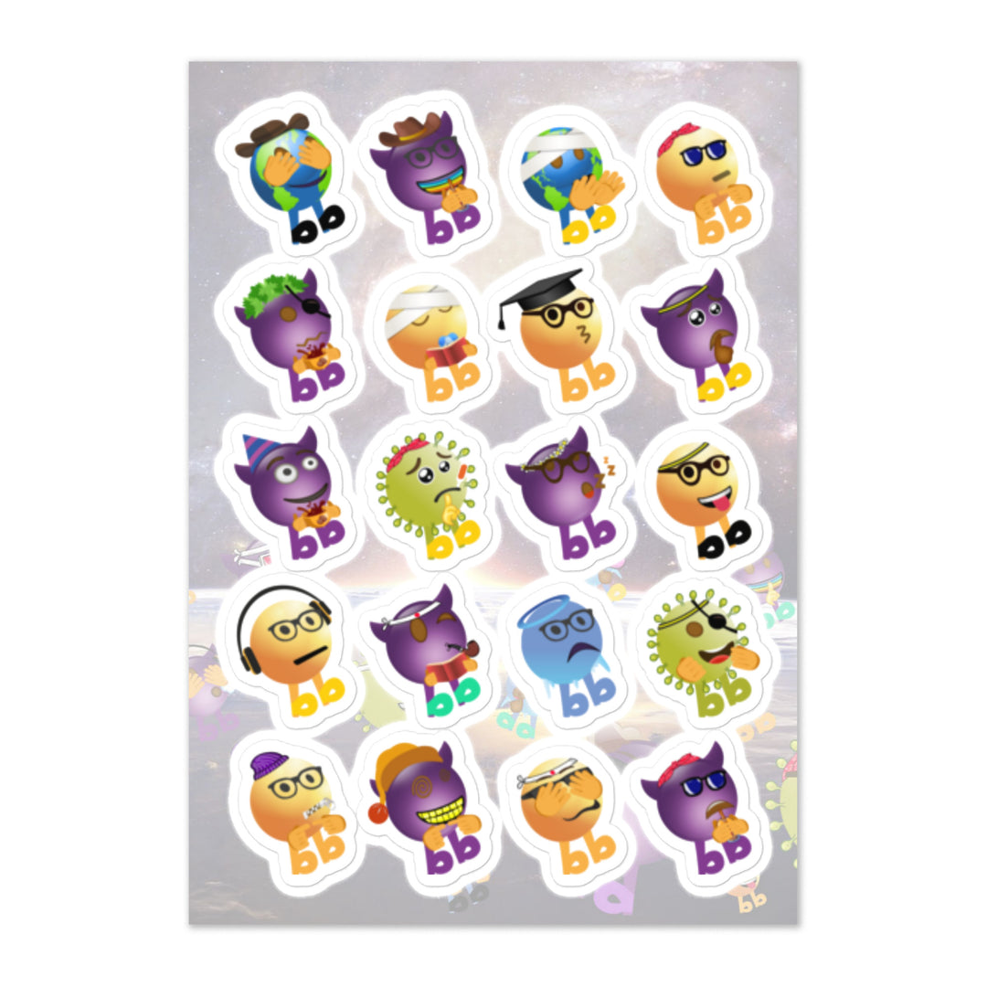 Megabb Buddy Stickers - Emojibb