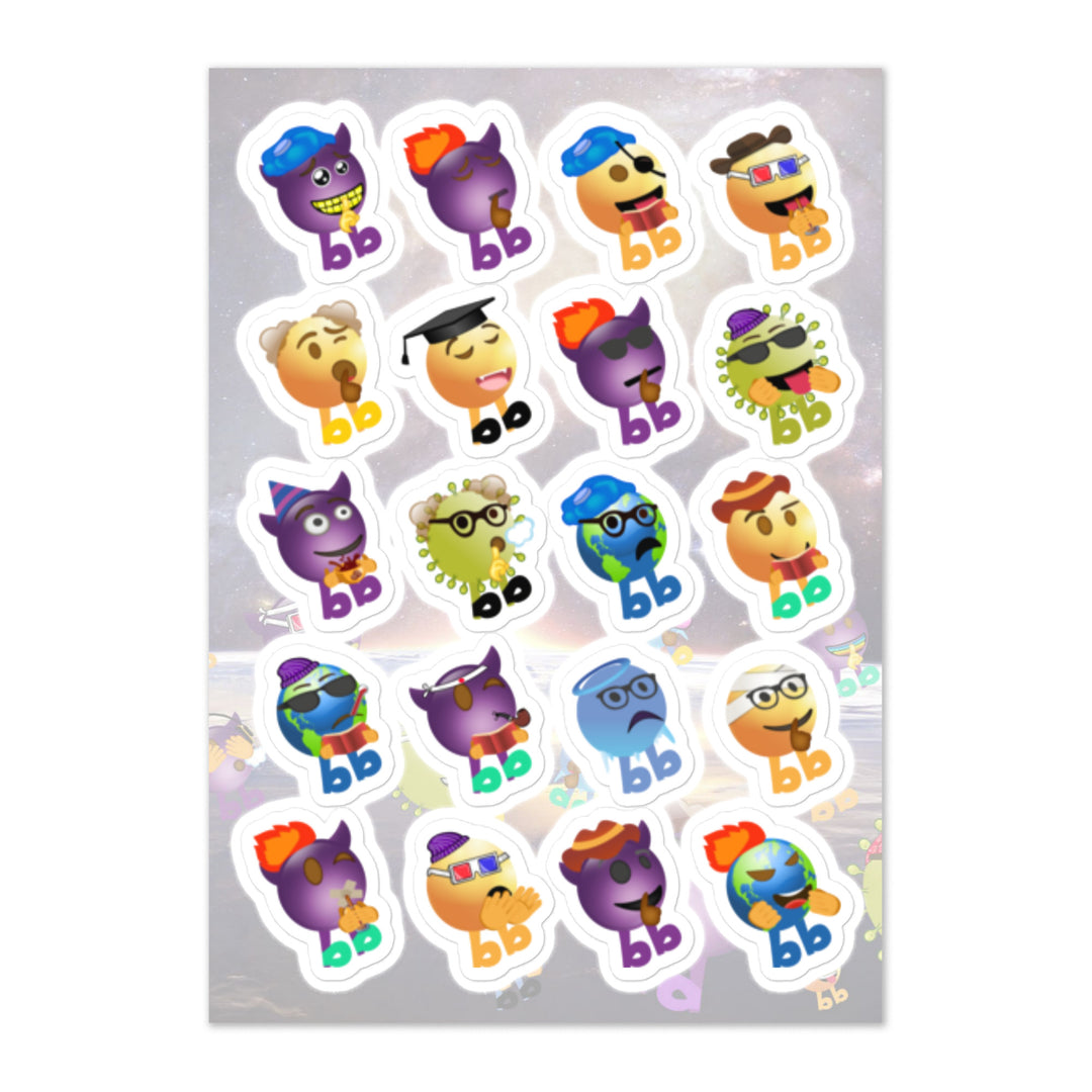 Megabb Buddy Stickers - Emojibb