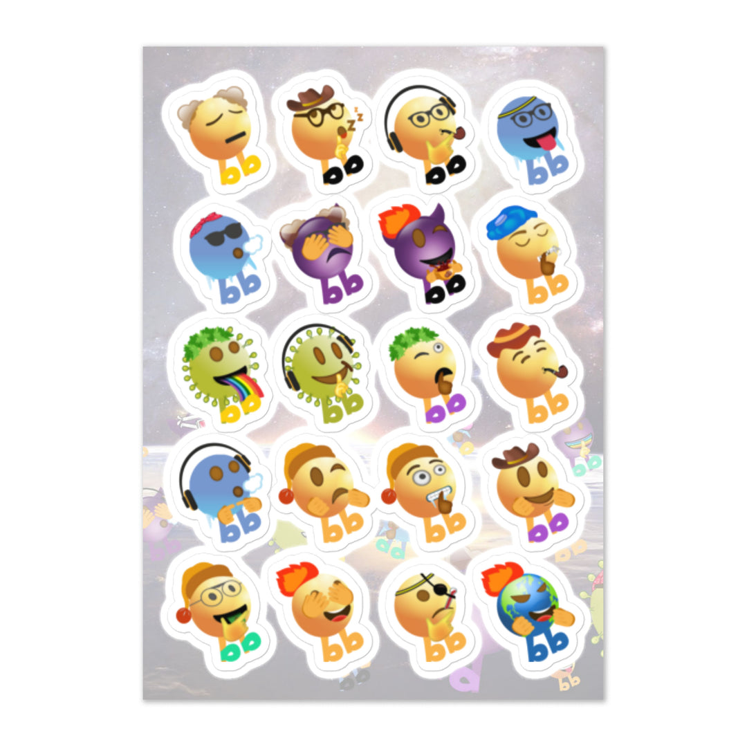 Megabb Buddy Stickers - Emojibb