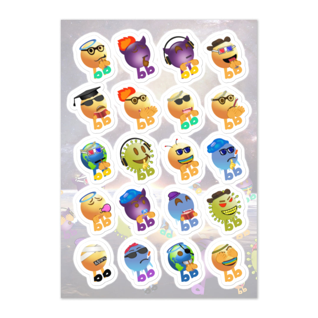 Megabb Buddy Stickers - Emojibb