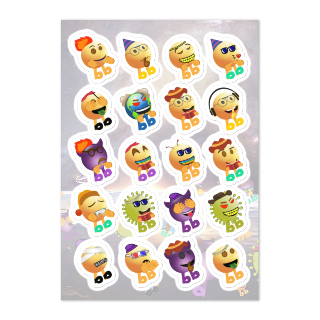 Megabb Buddy Stickers - Emojibb