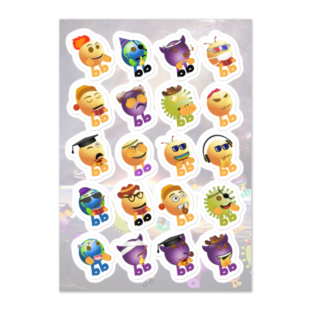 Megabb Buddy Stickers - Emojibb