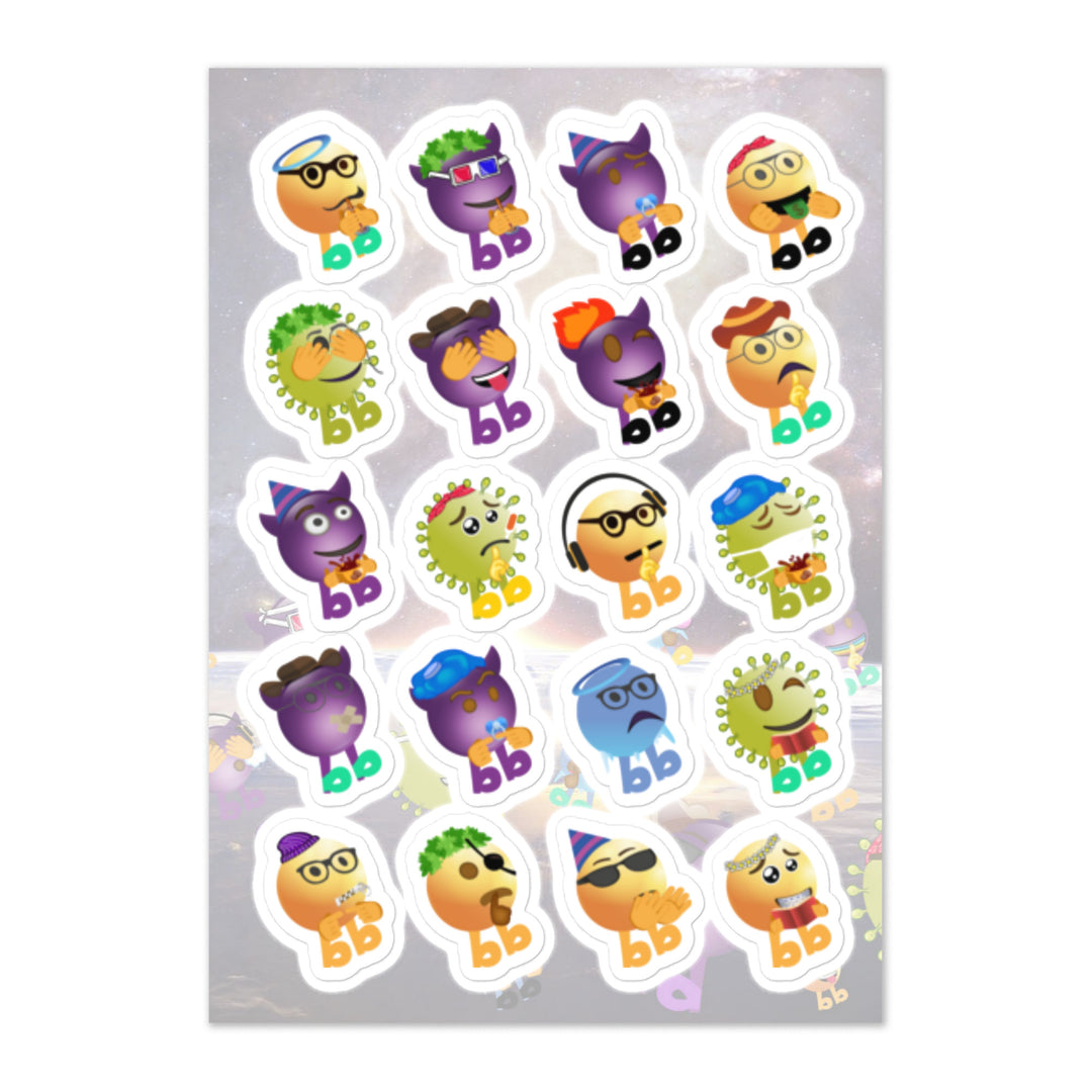 Megabb Buddy Stickers - Emojibb