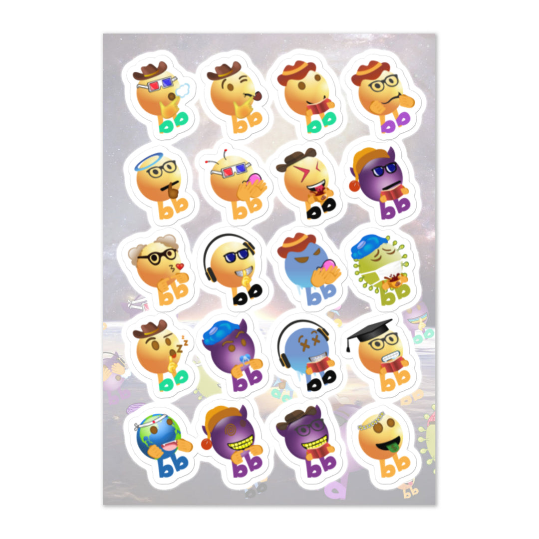 Megabb Buddy Stickers - Emojibb