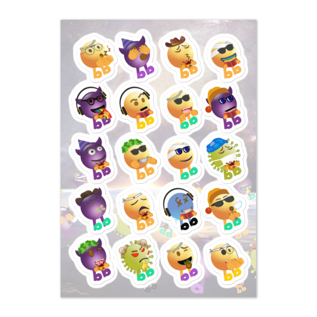 Megabb Buddy Stickers - Emojibb