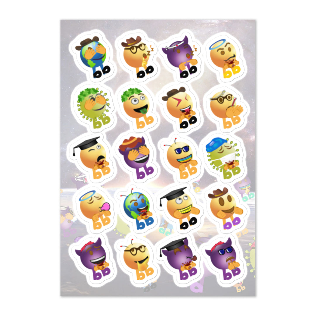 Megabb Buddy Stickers - Emojibb