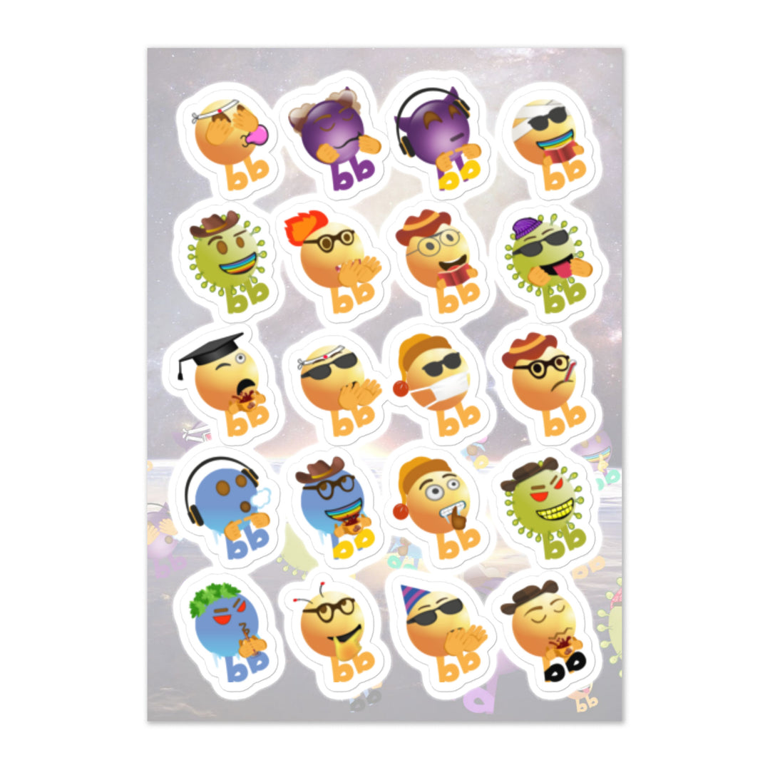 Megabb Buddy Stickers - Emojibb