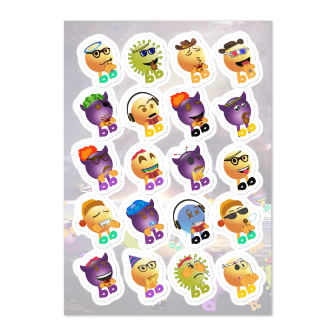 Megabb Buddy Stickers - Emojibb