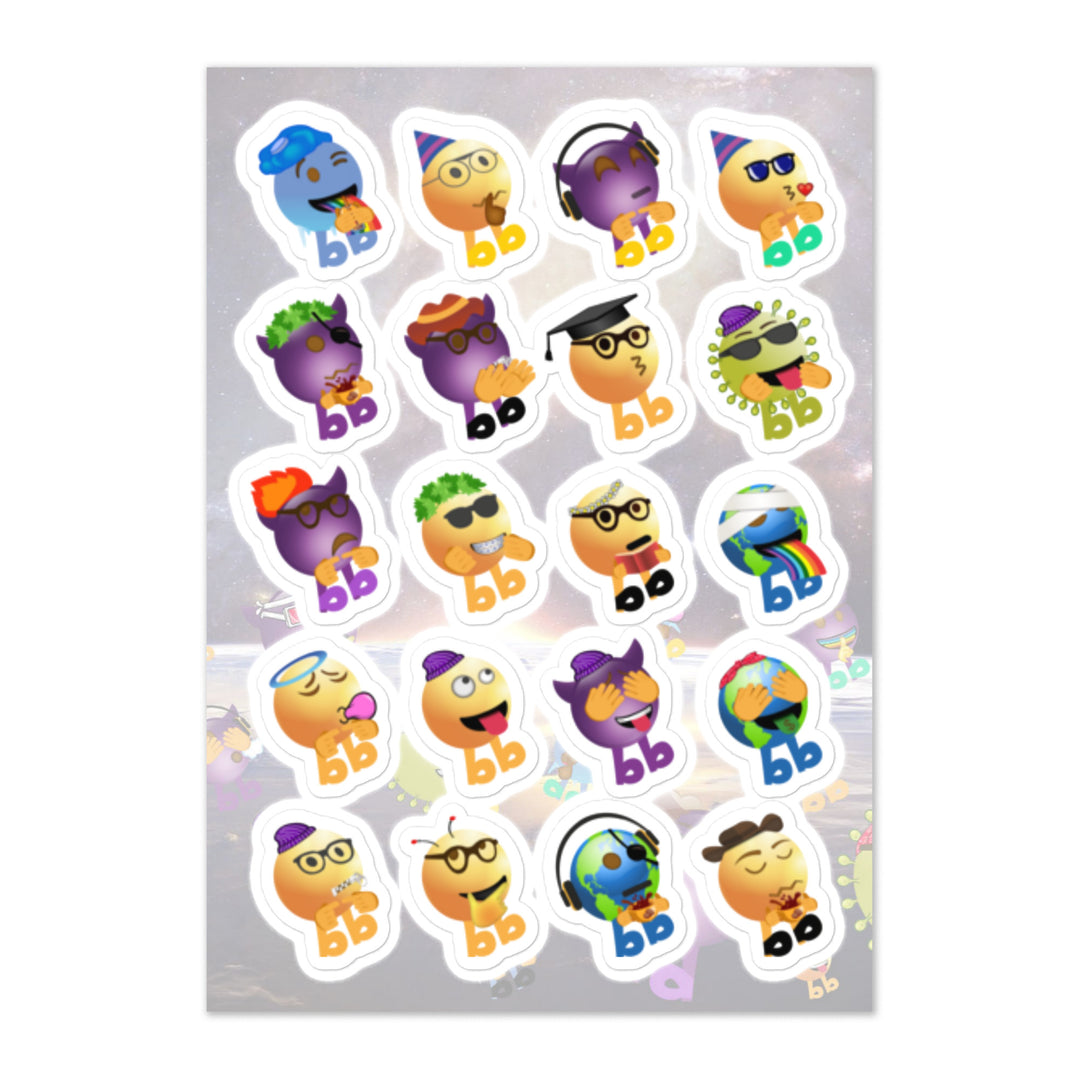 Megabb Buddy Stickers - Emojibb