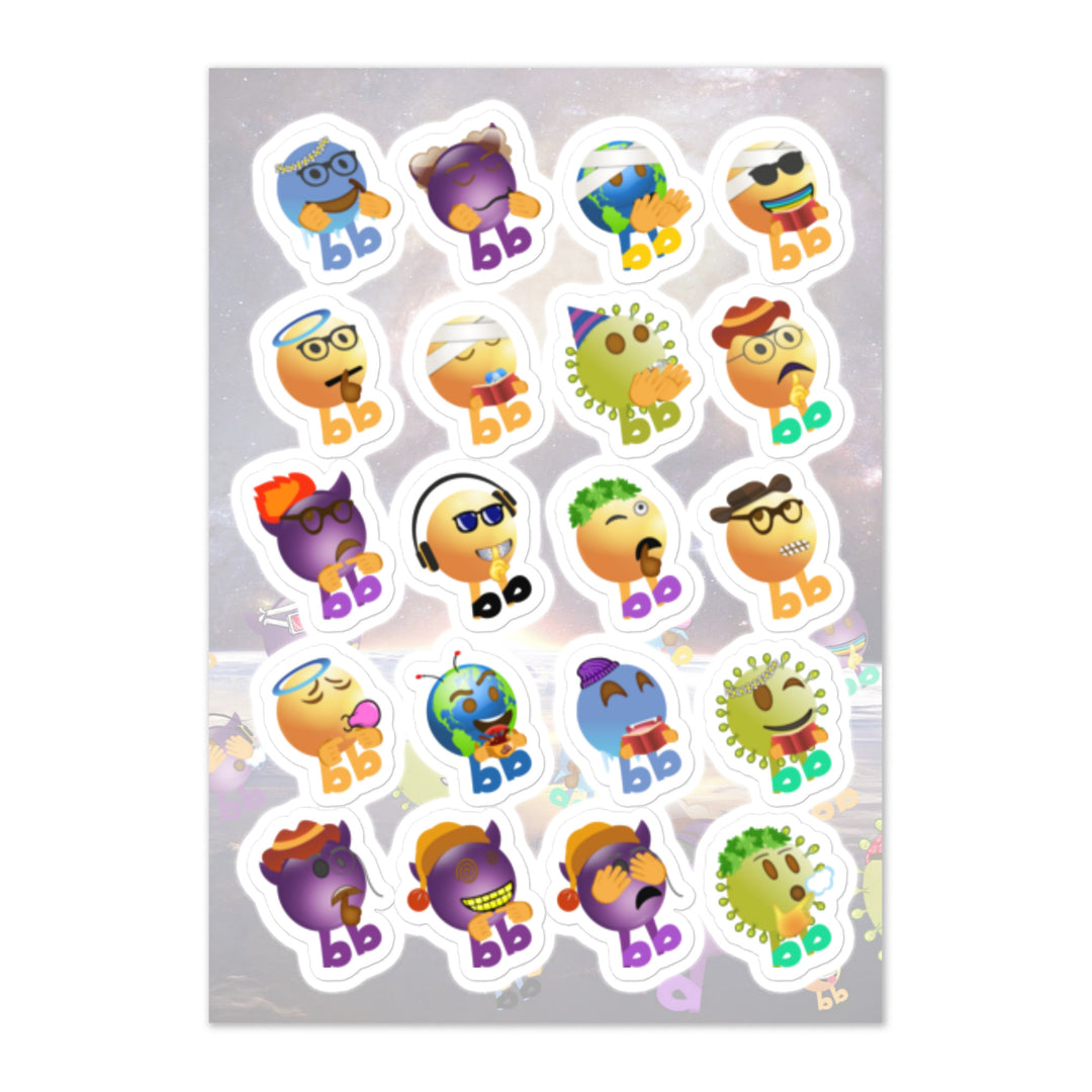 Megabb Buddy Stickers - Emojibb