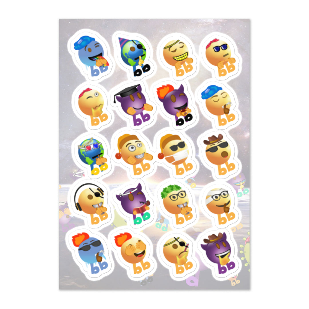 Megabb Buddy Stickers - Emojibb