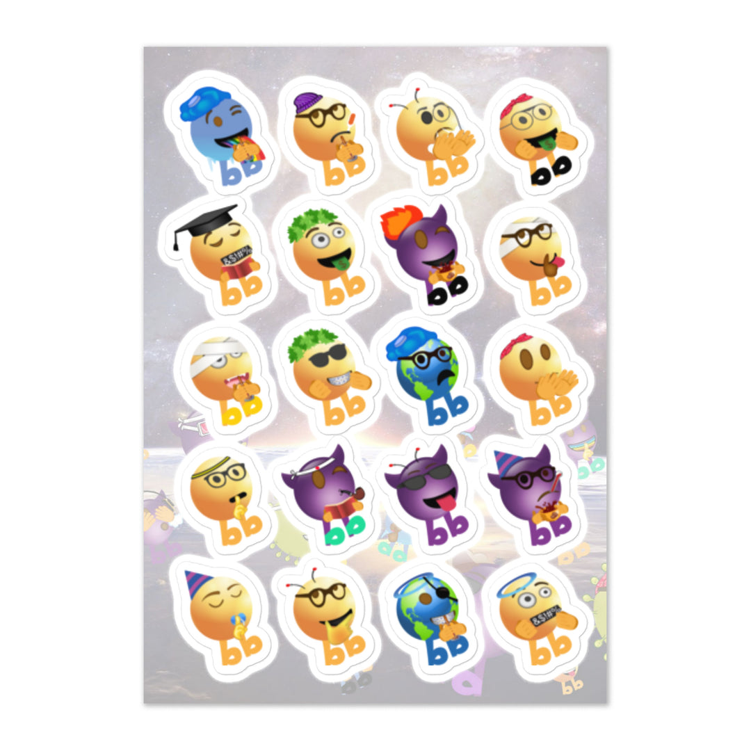 Megabb Buddy Stickers - Emojibb