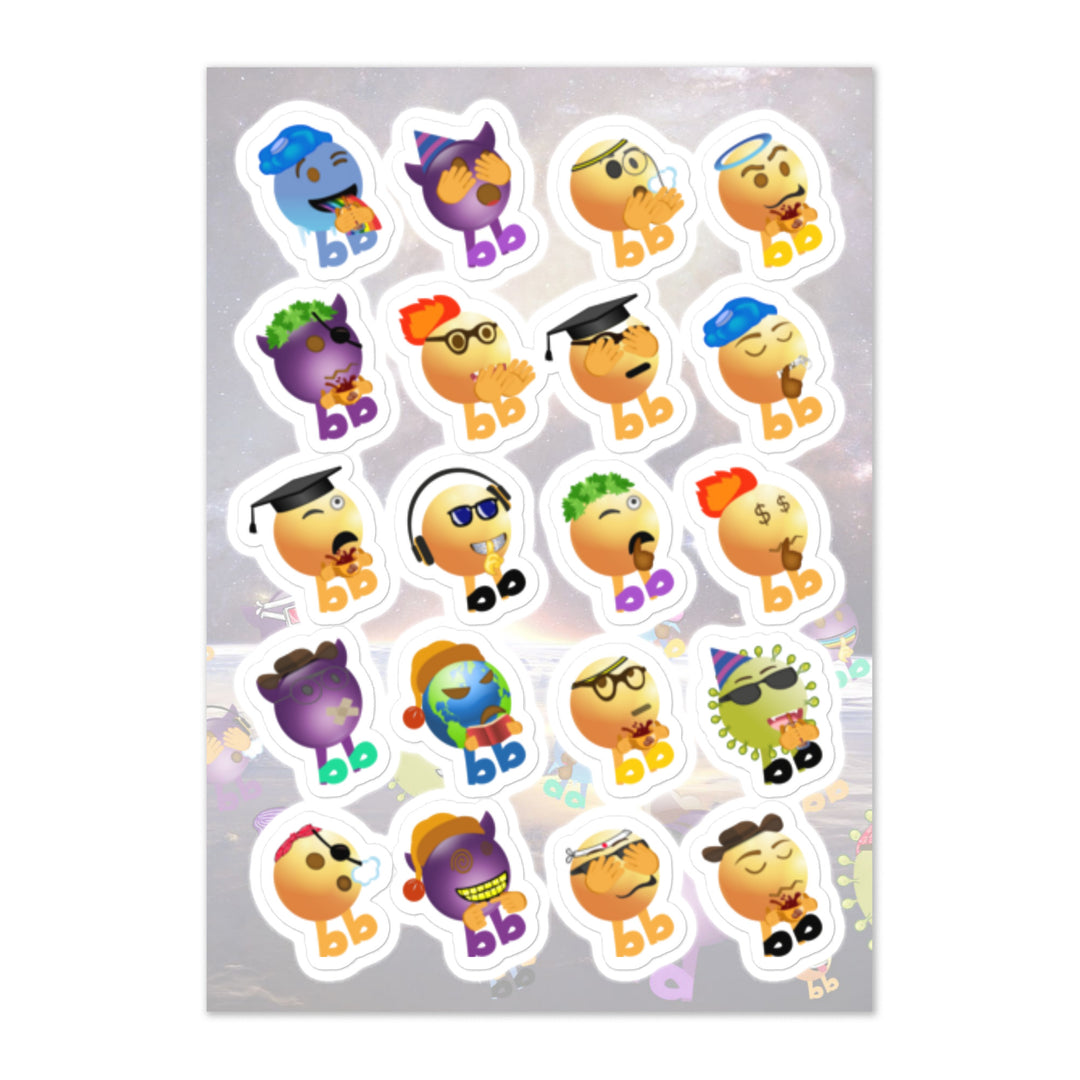 Megabb Buddy Stickers - Emojibb