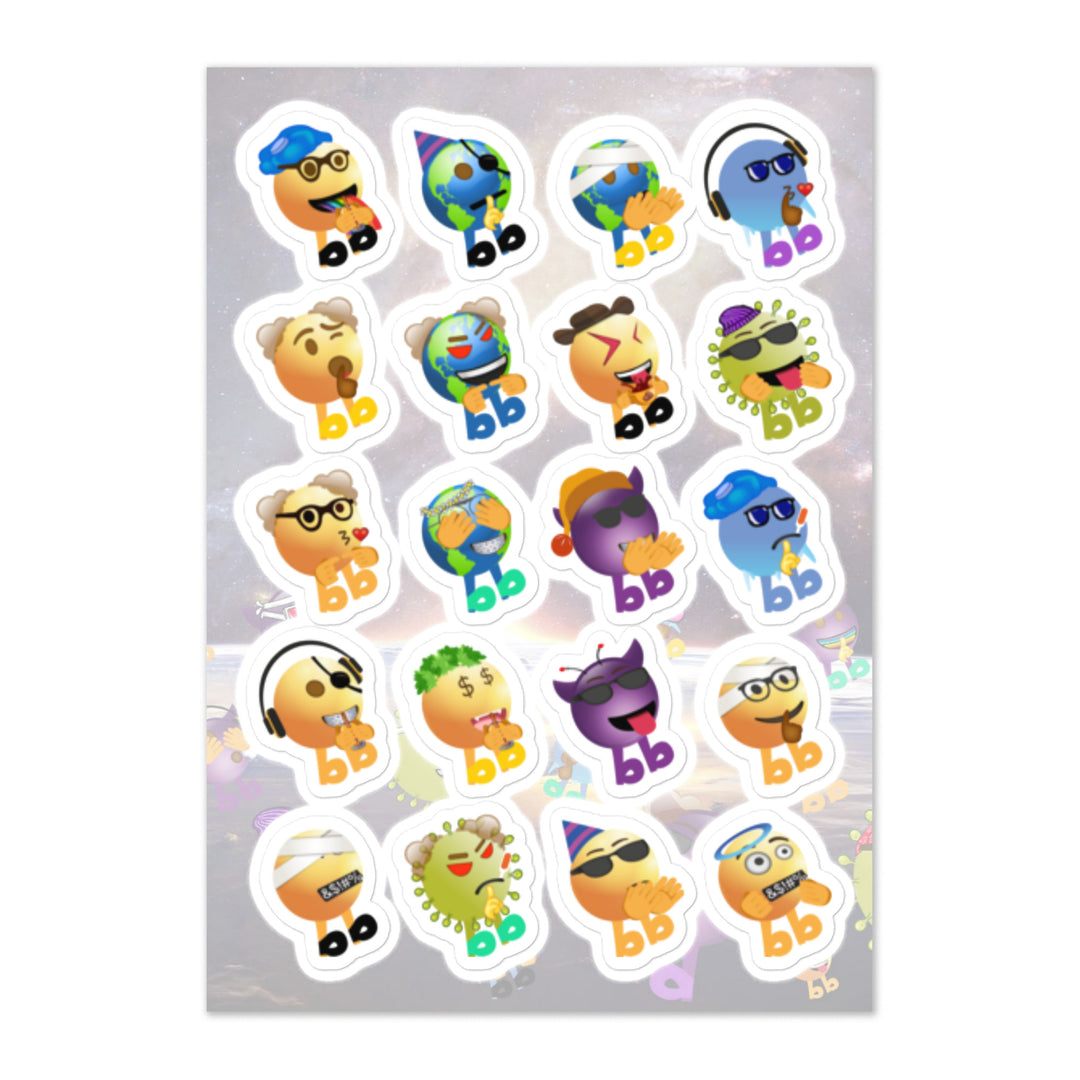 Megabb Buddy Stickers - Emojibb