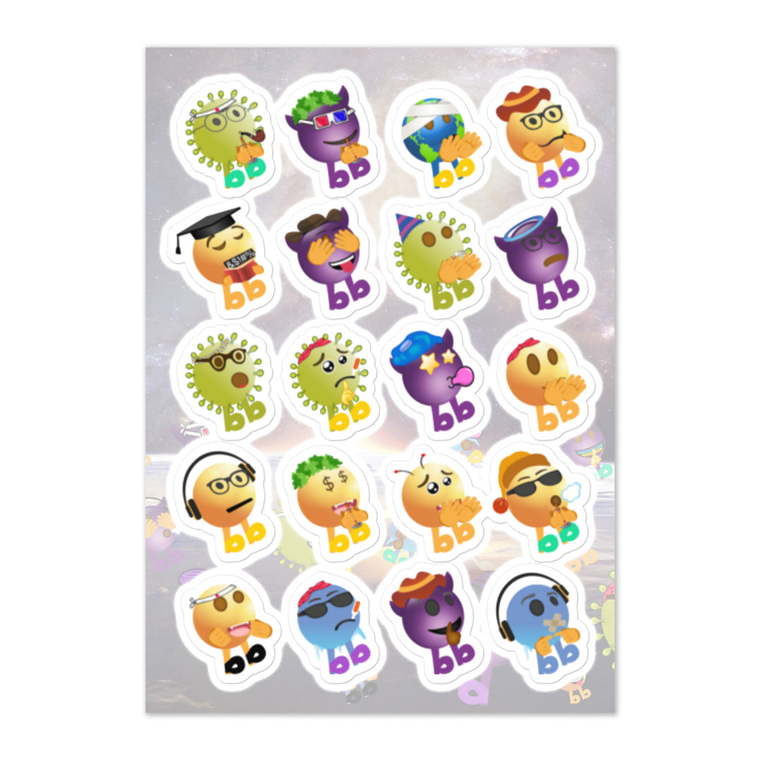 Megabb Buddy Stickers - Emojibb